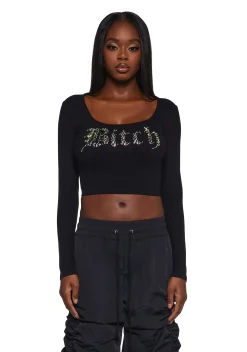 Poster Grl Tops|Plus*Not Nice Long Sleeve Top