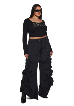 Poster Grl Bottoms|Pants*Not Nice Wide Leg Pants