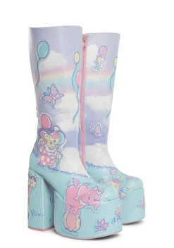 Sugar Thrillz Boots|Platforms*Not So Funhouse Platform Boots