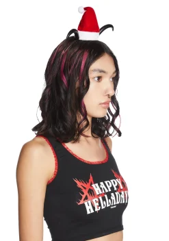 x_Silver Moon Creations Hair Accessories*Not So Nice Horn Headband