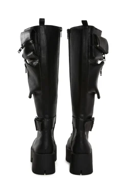 Current Mood Boots*Obsidian Pocket Combat Boots