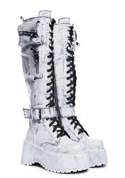 Current Mood Boots*Obsidian Pocket Combat Boots