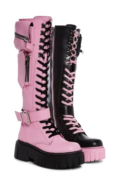 Current Mood Boots*Obsidian Pocket Combat Boots