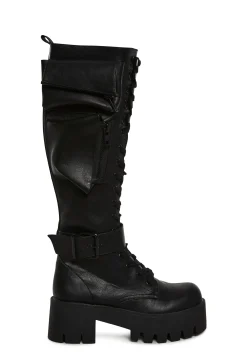Current Mood Boots*Obsidian Pocket Combat Boots