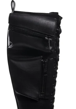 Current Mood Boots|Platforms*Obsidian Pocket Platform Boots