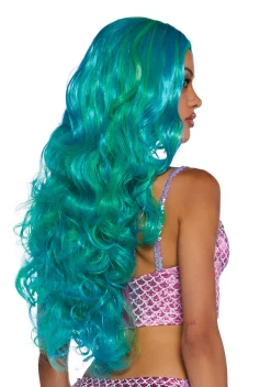 Trickz N' Treatz Beauty*Ocean Enchantress Mermaid Wig - Blue
