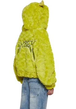 Dolls Kill x Shrek Outerwear|Sweatshirts & Hoodies*Ogre Chic Fuzzy Zip-Up Jacket