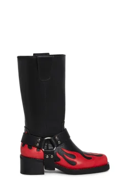 BOY Current Mood Boots|Cowboy Boots*On Fire Western Boots