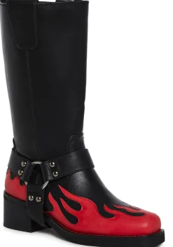 BOY Current Mood Boots|Cowboy Boots*On Fire Western Boots