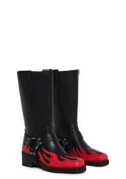 BOY Current Mood Boots|Cowboy Boots*On Fire Western Boots