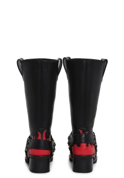 BOY Current Mood Boots|Cowboy Boots*On Fire Western Boots