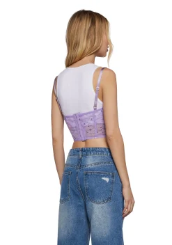 Sugar Thrillz Corsets|Tops*Ooh La La Sequin Underbust Corset