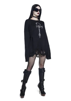 Widow Tops|Plus*Other Side Knit Sweater