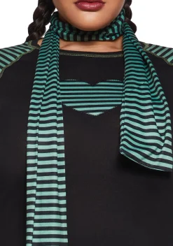 Current Mood Tops|Plus*Outsiders Love Long Sleeve Tee And Scarf Set