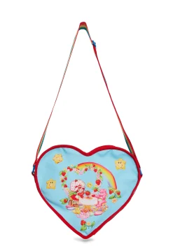 Dolls Kill | Care Bears x Strawberry Shortcake Bags*Over Tea Canvas Heart Bag