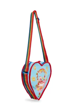 Dolls Kill | Care Bears x Strawberry Shortcake Bags*Over Tea Canvas Heart Bag