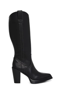 BOY Widow Boots|Cowboy Boots*Pace Of Nature Western Boots - Black