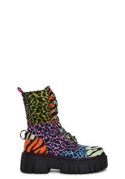 Current Mood Boots*Party Animal Combat Boots