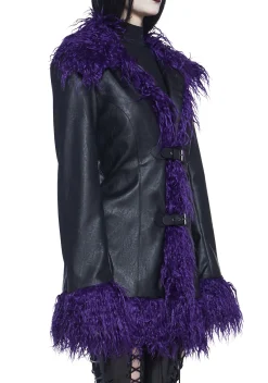 Widow Outerwear|Plus*Passing Through Faux Fur Jacket