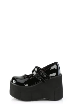 Demonia Platforms|Mary Janes*Patent Dollhaus Platform Mary Janes