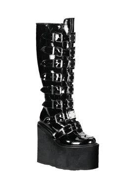Demonia Boots*Patent Trinity Boots