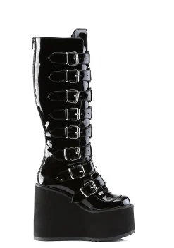 Demonia Boots*Patent Trinity Boots