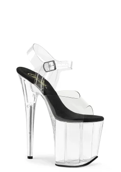 Pleaser Platforms|Heels*Pause For Applause Clear Platform Heels
