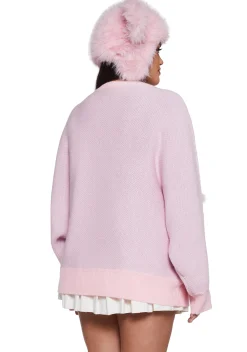 Sugar Thrillz Outerwear|Sweatshirts & Hoodies*Paws And Surprises Intarsia Sweater