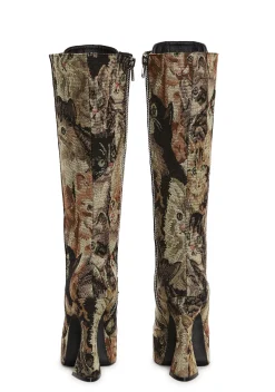 Sugar Thrillz Boots*Pawsitive Thinking Knee High Boots