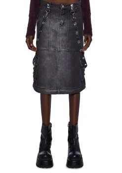 Current Mood Bottoms|Skirts*Pay Rate Convertible Cargo Skirt