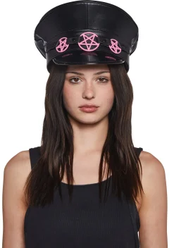 Funk Plus Hats*Pentagram Captain Hat