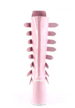 Demonia Boots|Platforms*Pink Holographic Trinity Boots