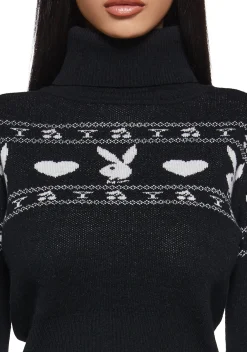 Playboy by Dolls Kill Tops|Plus*Pinup Charm Intarsia Sweater