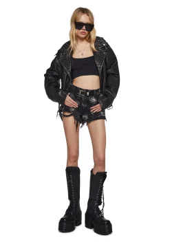 Widow Bottoms|Shorts*Pit Goddess Bleached Shorts