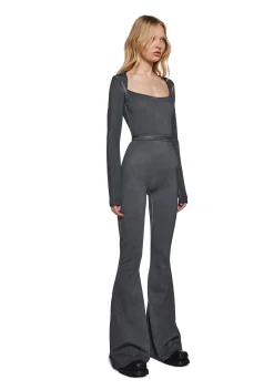 DARKER WAVS Jumpsuits & Rompers*Pitch Open Back Jumpsuit - Gray