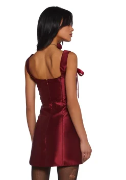 Current Mood Dresses|Mini Dresses*Pixie Stardust Mini Dress - Burgundy