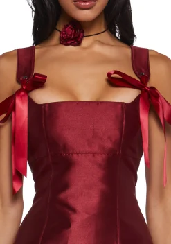 Current Mood Dresses|Mini Dresses*Pixie Stardust Mini Dress - Burgundy