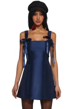 Current Mood Dresses|Mini Dresses*Pixie Stardust Mini Dress - Dark Blue