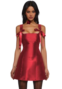 Current Mood Dresses|Mini Dresses*Pixie Stardust Mini Dress - Red
