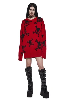 Widow Tops*Plain Disguise Oversized Sweater