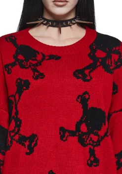 Widow Tops*Plain Disguise Oversized Sweater