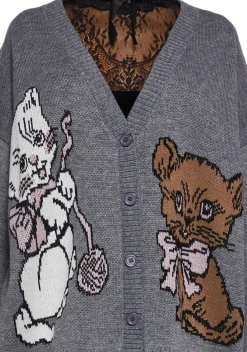 dELiA*s by Dolls Kill Outerwear|Plus*Play Things Oversized Cardigan