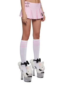 Playboy by Dolls Kill Bottoms|Skirts*Playful Pinup Pleated Mini Skirt