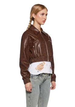 x_Blue Blush Outerwear*Playing It Cool Bomber Jacket