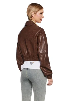 x_Blue Blush Outerwear*Playing It Cool Bomber Jacket