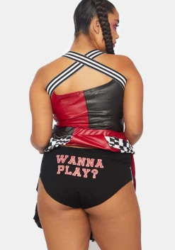 Trickz N' Treatz Plus*Plus Harlequin Dreams Cheerleader Costume