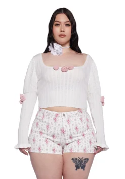 Sugar Thrillz Tops|Plus*Plus High Society Long Sleeve Top