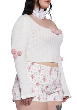 Sugar Thrillz Tops|Plus*Plus High Society Long Sleeve Top
