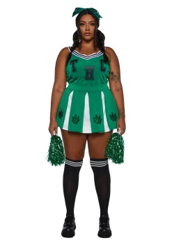 Trickz N' Treatz Plus*Plus High Spirited Cheerleader Costume Set