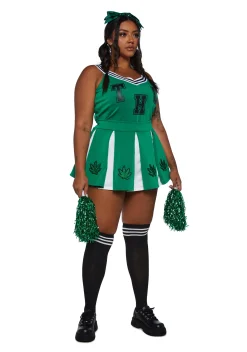 Trickz N' Treatz Plus*Plus High Spirited Cheerleader Costume Set